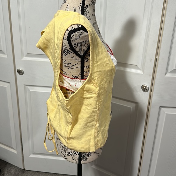 Free People Reisling Vest in “Cornbread Batter” - Picture 8 of 11